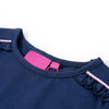 Vidaxl kindershirt met lange mouwen 116 marineblauw