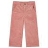 Vidaxl kinderbroek 92 ribfluweel oudroze