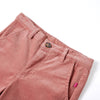 Vidaxl kinderbroek 116 ribfluweel oudroze