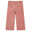 Vidaxl kinderbroek 128 ribfluweel oudroze