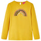 Vidaxl kindershirt met lange mouwen 116 okerkleurig