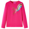 VidaXL Kindershirt met lange mouwen 116 felroze