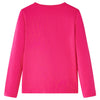 VidaXL Kindershirt met lange mouwen 128 felroze