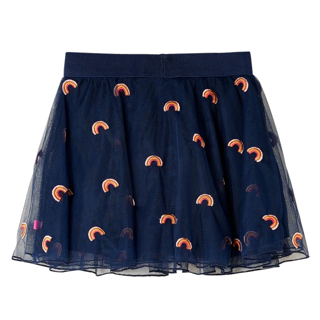 Vidaxl kinderrokje met tule 92 marineblauw