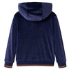 Vidaxl kinderjas met capuchon 104 marineblauw