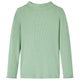 Vidaxl kindershirt met lange mouwen lage col 128 donkermintkleurig