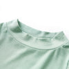 Vidaxl kindershirt met lange mouwen lage col 128 donkermintkleurig
