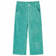 Vidaxl kinderbroek 92 ribfluweel mintgroen