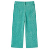 Vidaxl kinderbroek 92 ribfluweel mintgroen