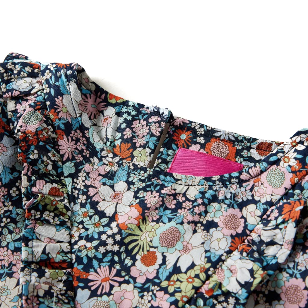 Vidaxl kindershirt met lange mouwen 92 donkerblauw