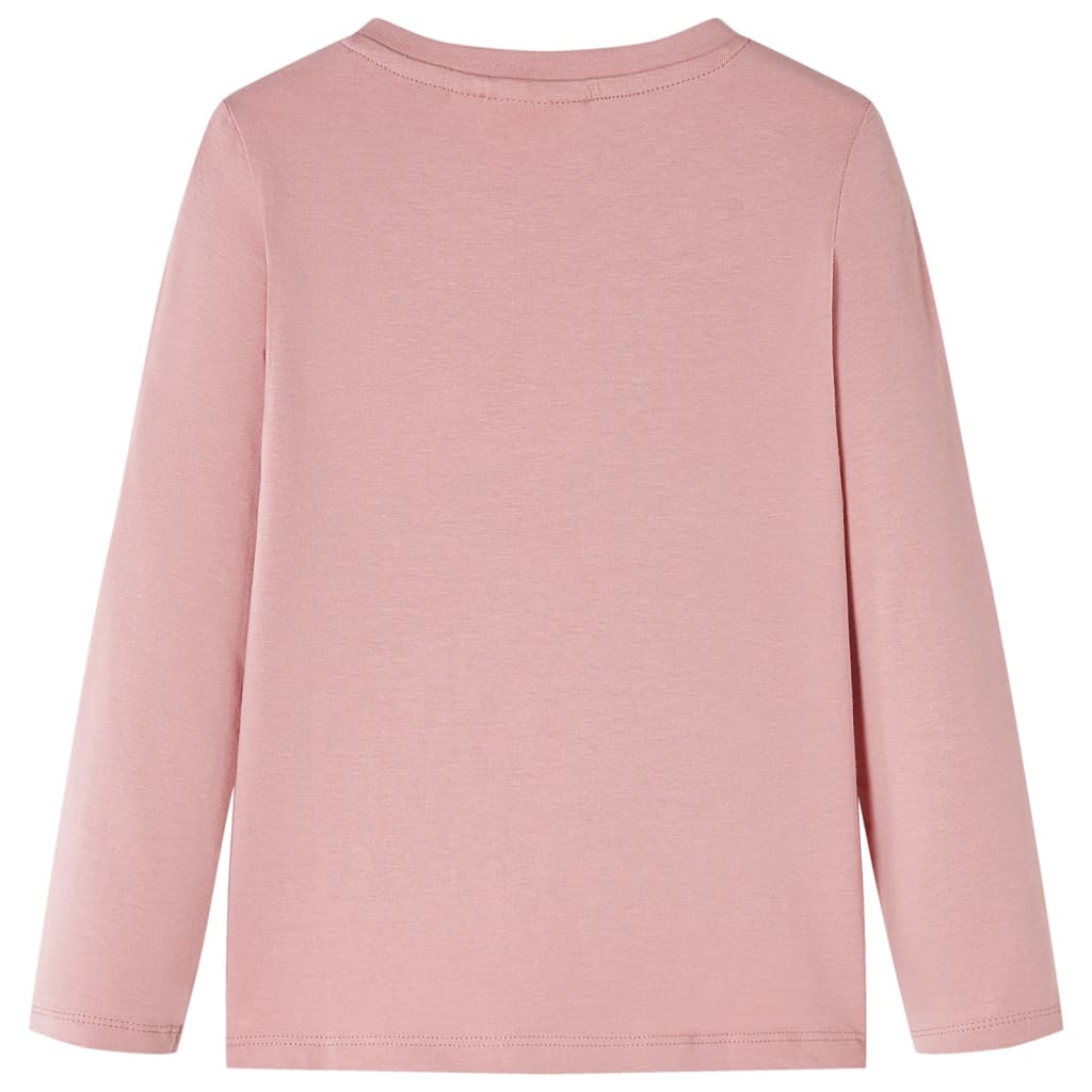 Vidaxl kindershirt met lange mouwen 92 roze