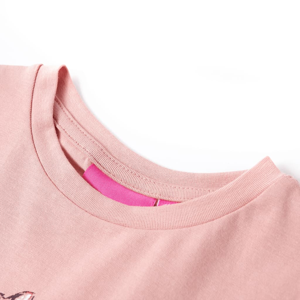 VidaXL Kindershirt met lange mouwen 92 roze