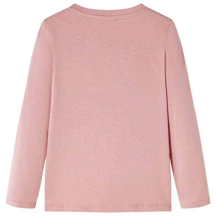 Vidaxl kindershirt met lange mouwen 128 roze