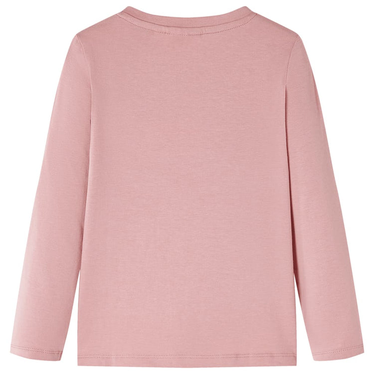 VidaXL Kindershirt met lange mouwen 140 roze