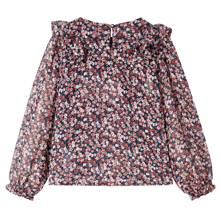 Vidaxl kindershirt met lange mouwen 92 donkerroze