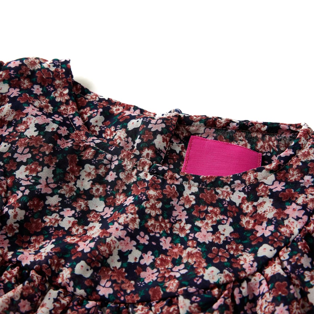 Vidaxl kindershirt met lange mouwen 92 donkerroze