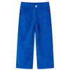 Vidaxl kinderbroek 104 ribfluweel kobaltblauw