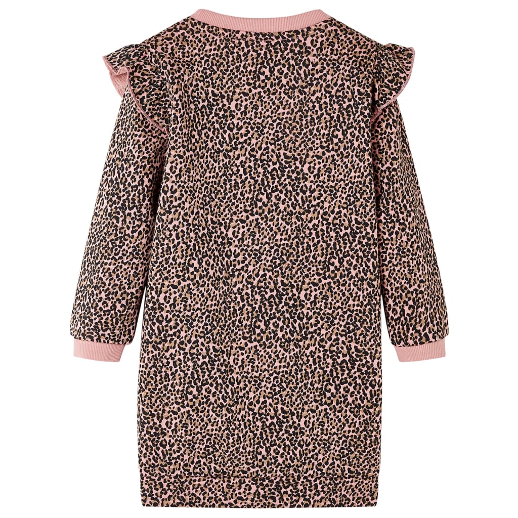 Vidaxl kinderjurk 104 middelroze