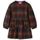 Vidaxl kinderjurk met lange mouwen 92 cognackleurig