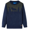 VidaXL Kindertrui gebreid 128 marineblauw