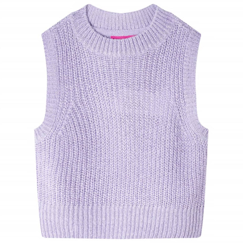 Vidaxl kinderspencer gebreid 92 lichtlila