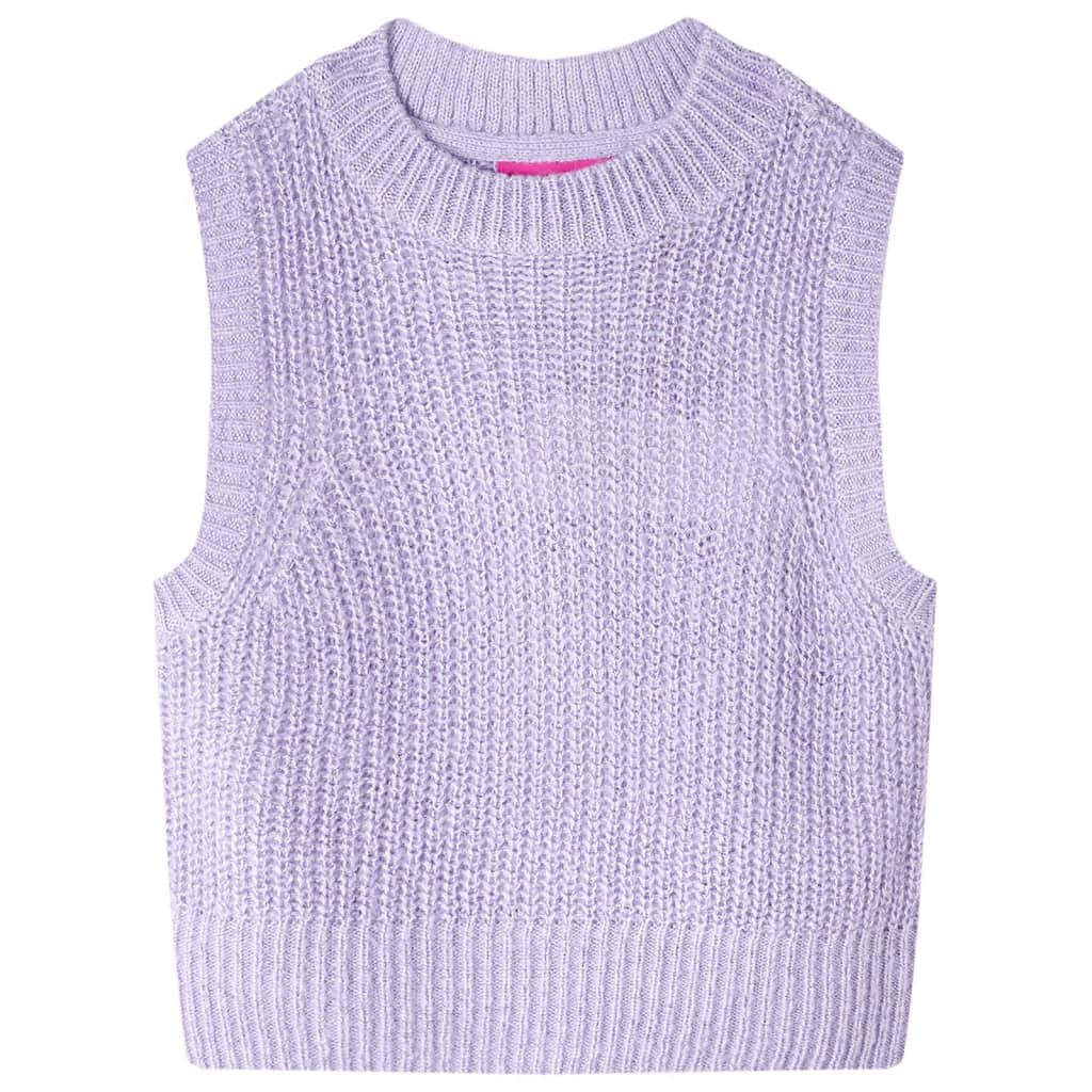 Vidaxl kinderspencer gebreid 92 lichtlila