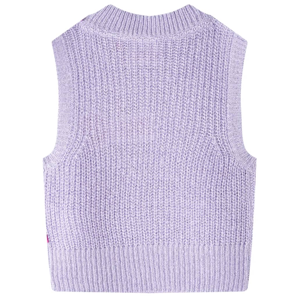 Vidaxl kinderspencer gebreid 104 lichtlila