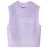 Vidaxl kinderspencer gebreid 116 lichtlila