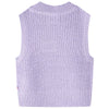 Vidaxl kinderspencer gebreid 116 lichtlila