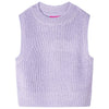 Vidaxl kinderspencer gebreid 128 lichtlila