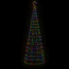Vidaxl led-kerstboom met spikes 570 leds kleurrijk 300 cm