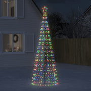 Vidaxl led-kerstboom met spikes 570 leds kleurrijk 300 cm - afbeelding 1