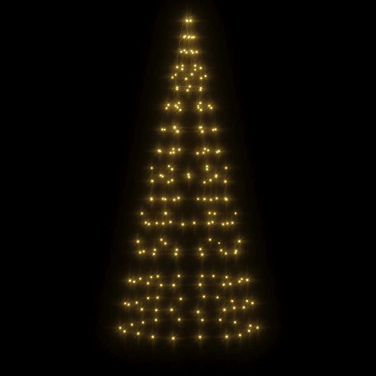 Vidaxl led-kerstboom 200 led's warm wit 180 cm