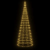 Vidaxl led-kerstboom 550 led's warm wit 300 cm