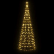 Vidaxl led-kerstboom 550 led's warm wit 300 cm - afbeelding 3