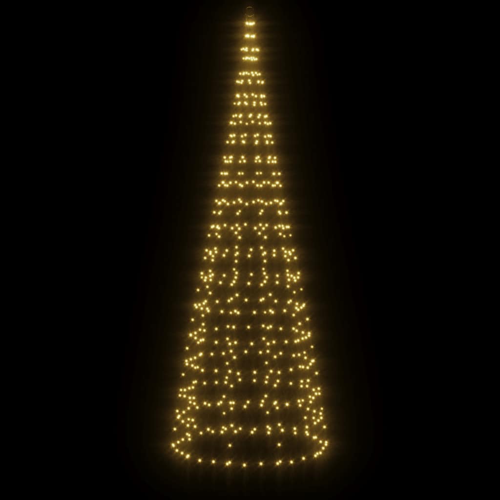 Vidaxl led-kerstboom 550 led's warm wit 300 cm