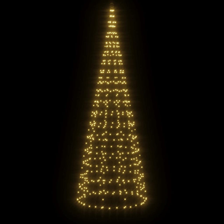 Vidaxl led-kerstboom 550 led's warm wit 300 cm