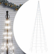 Vidaxl led-kerstboom 550 leds koud wit 300 cm - afbeelding 2