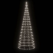Vidaxl led-kerstboom 550 leds koud wit 300 cm - afbeelding 3