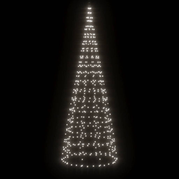 Vidaxl led-kerstboom 550 leds koud wit 300 cm