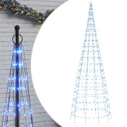 Vidaxl led-kerstboom 550 led's 300 cm blauw - afbeelding 2