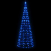 Vidaxl led-kerstboom 550 led's 300 cm blauw - afbeelding 3