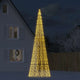 Vidaxl led-kerstboom 1534 leds warm wit 500 cm