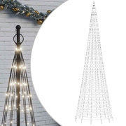 Vidaxl led-kerstboom 1534 leds koud wit 500 cm - afbeelding 2