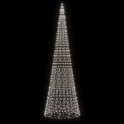 Vidaxl led-kerstboom 1534 leds koud wit 500 cm - afbeelding 3