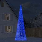 Vidaxl led-kerstboom 1534 leds 500 cm blauw - afbeelding 1