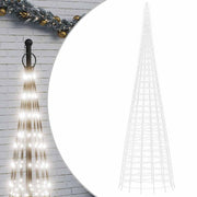 Vidaxl led-kerstboom 3000 leds koud wit 800 cm - afbeelding 2