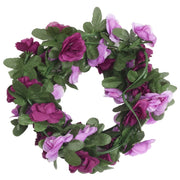 Vidaxl bloemenslingers 6 st 250 cm lente lichtpaars - afbeelding 2