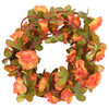 Vidaxl kerstslingers met bloemen 6 st 250 cm oranje