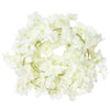 Vidaxl kerstslingers met bloemen 6 st 180 cm wit